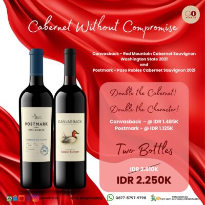 [BUNDLING] Canvasback & Postmark Paso Robles - Double The Cabernet Sauvignon